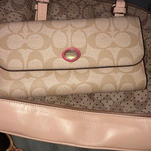 Authentic leather Coach Wallet